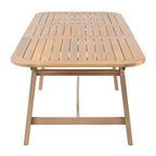 Christopher Knight Home Olcott 7 Piece Outdoor Acacia Wood Dining Set with Expandable Table and Rope Woven Armchairs