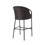 GDFStudio Markey Outdoor Wicker 3 Piece Bistro Bar Set with Cushion