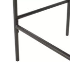 GDFStudio Markey Outdoor Wicker 3 Piece Bistro Bar Set with Cushion