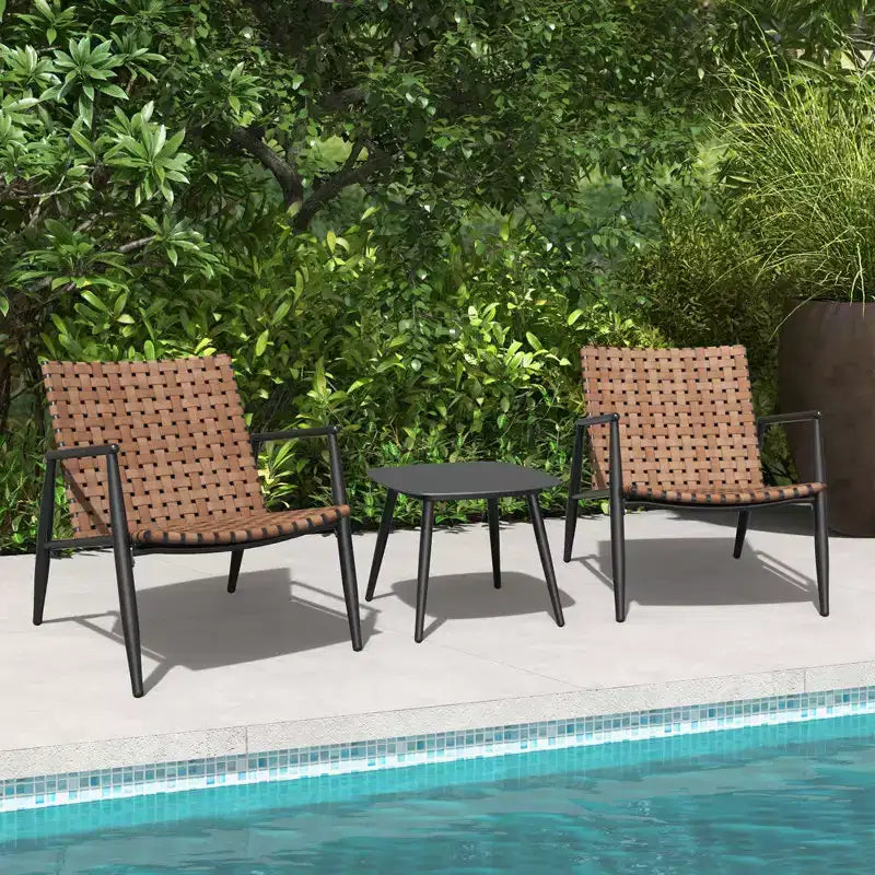 GRANDPATIO 2 - Person Outdoor Wicker Seating Group