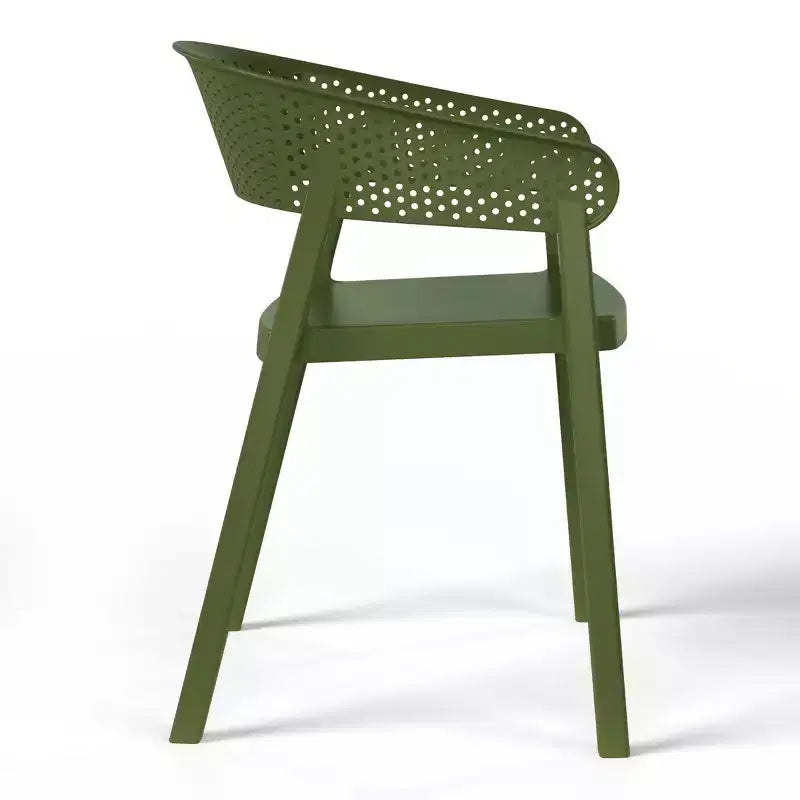 WestinTrends Playa 3-Piece Indoor Outdoor Metal Patio Dining Table Set With Stackable Patio Chairs