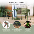 WestinTrends Playa 5-Piece Outdoor Metal Frame Square Dining Table Patio Set with Stackable Patio Dining Chairs