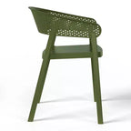 WestinTrends Playa 5-Piece Outdoor Metal Frame Square Dining Table Patio Set with Stackable Patio Dining Chairs