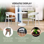 WestinTrends Playa 5-Piece Outdoor Metal Frame Square Dining Table Patio Set with Stackable Patio Dining Chairs