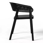 WestinTrends Playa 5-Piece Outdoor Metal Frame Square Dining Table Patio Set with Stackable Patio Dining Chairs