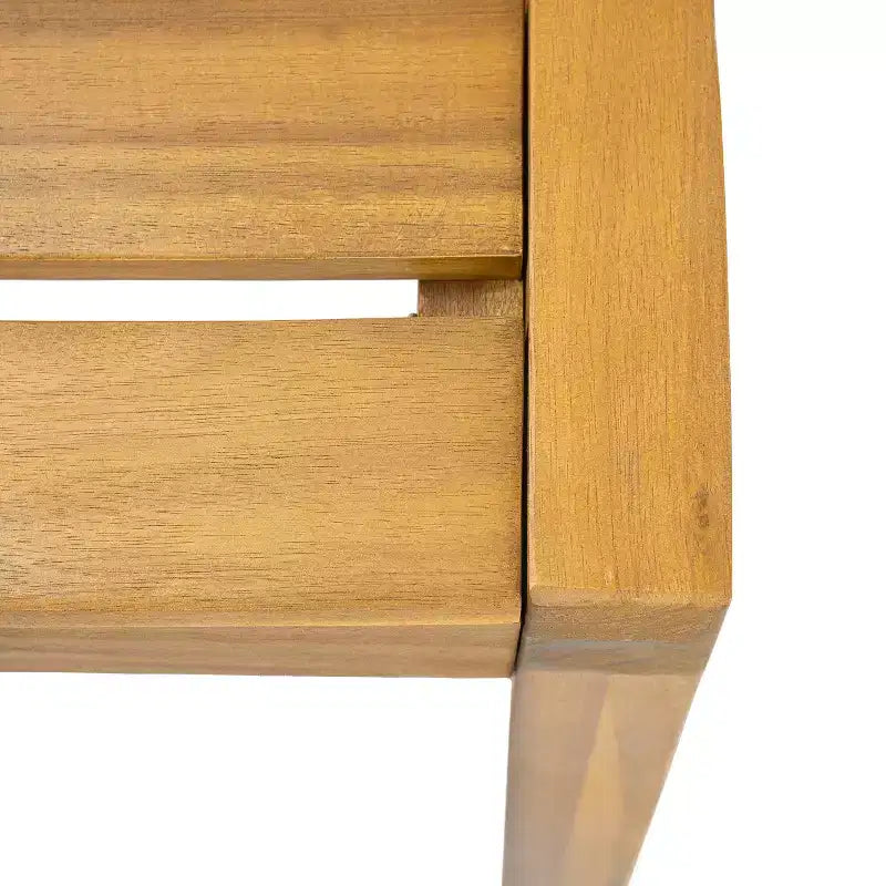 Christopher Knight Home Penelope Ensemble de salle à manger d'extérieur rustique 7 pièces en bois d'acacia avec table en rotin