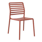 Ensemble de salle à manger d'extérieur rectangulaire WestinTrends Playa 7 pièces en métal avec 6 chaises de salle à manger empilables en plastique