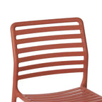 Ensemble de salle à manger d'extérieur rectangulaire WestinTrends Playa 7 pièces en métal avec 6 chaises de salle à manger empilables en plastique