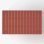 Ensemble de salle à manger d'extérieur rectangulaire WestinTrends Playa 7 pièces en métal avec 6 chaises de salle à manger empilables en plastique