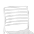 Ensemble de salle à manger d'extérieur rectangulaire WestinTrends Playa 7 pièces en métal avec 6 chaises de salle à manger empilables en plastique