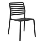 Ensemble de salle à manger d'extérieur rectangulaire WestinTrends Playa 7 pièces en métal avec 6 chaises de salle à manger empilables en plastique