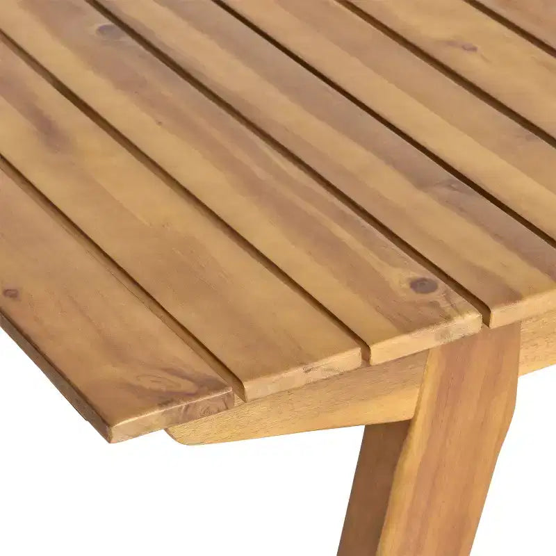 Christopher Knight Home Saba Outdoor Wicker and Acacia Wood 7 Piece Dining Set with Cushion