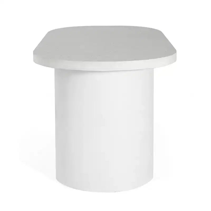 Christopher Knight Home Clara 2 Piece Modern Outdoor Concrete Terrazzo Dining Set