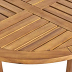 Christopher Knight Home Daisy Ensemble de salle à manger 3 pièces en bois d'acacia rustique avec chaises en osier