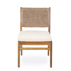 Christopher Knight Home Daisy Ensemble de salle à manger 3 pièces en bois d'acacia rustique avec chaises en osier
