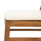 Christopher Knight Home Daisy Ensemble de salle à manger 3 pièces en bois d'acacia rustique avec chaises en osier