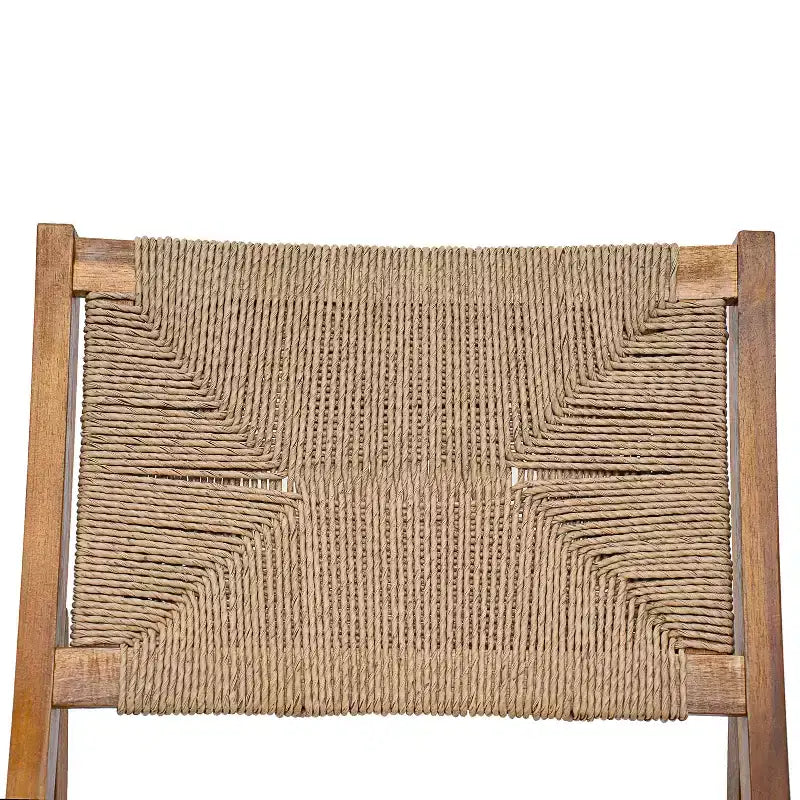 Ensemble de salle à manger d'extérieur 7 pièces Christopher Knight Home Lucinda en bois d'acacia rustique avec chaises en osier tressé