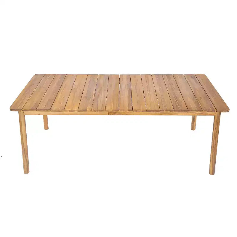 Christopher Knight Home Priya Ensemble de salle à manger d'extérieur 7 pièces en bois d'acacia de style Ferme avec table rectangulaire à lattes