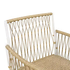 Whisen Weather Resistant 5-Piece Outdoor Dining Set Patio Round Extendable Dining Set with 4 Rattan Chairs