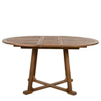 Whisen Weather Resistant 5-Piece Outdoor Dining Set Patio Round Extendable Dining Set with 4 Rattan Chairs