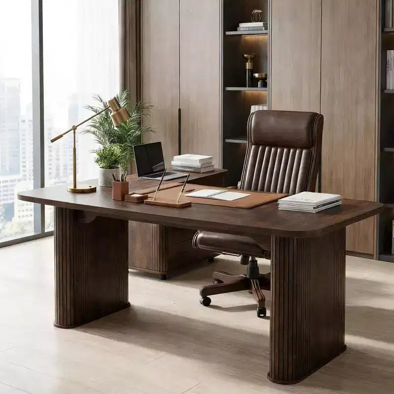 Tavolo da Pranzo per 6-8 Persone - Tavolo da Cucina Lungo Moderno da 62 pollici con Piano Grande e Gambe a Piedistallo Robuste, Tavolo da Pranzo Rettangolare