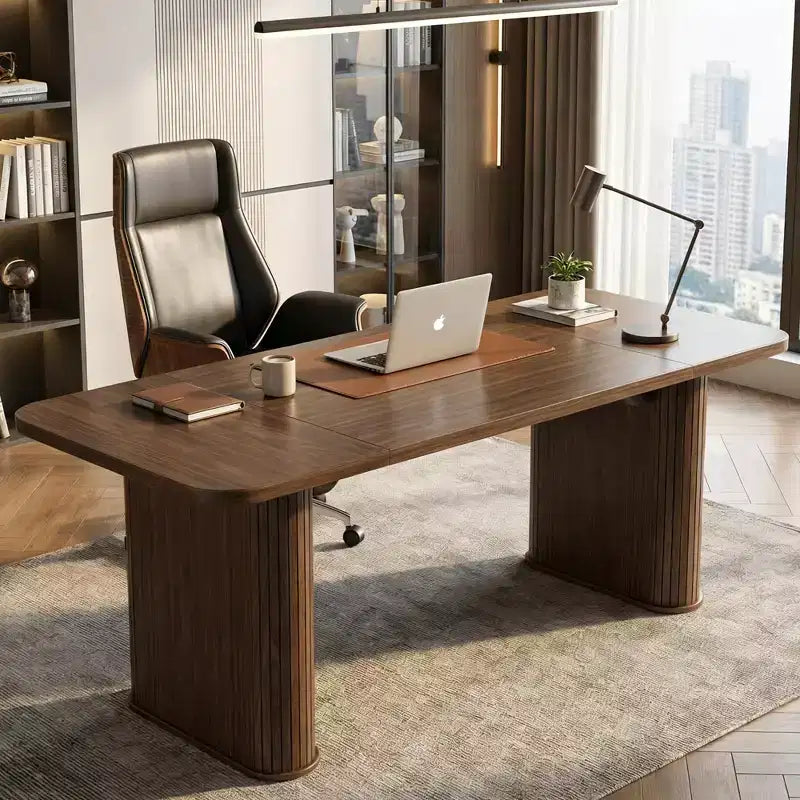 Tavolo da Pranzo per 6-8 Persone - Tavolo da Cucina Lungo Moderno da 62 pollici con Piano Grande e Gambe a Piedistallo Robuste, Tavolo da Pranzo Rettangolare