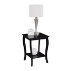 HomeStock Square Wood Table Top End Table 1 -piece