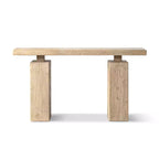 Console en socle en orme massif recyclé 45 po