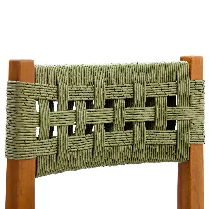 Christopher Knight Home Francine 7 Piece Outdoor Rustic Woven Wicker Acacia Wood Dining Set with Expandable Slatted Table