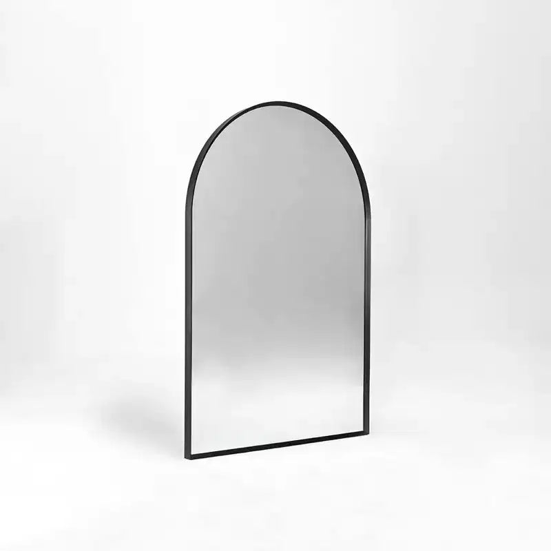 Specchio da parete per bagno ad arco in alluminio moderno