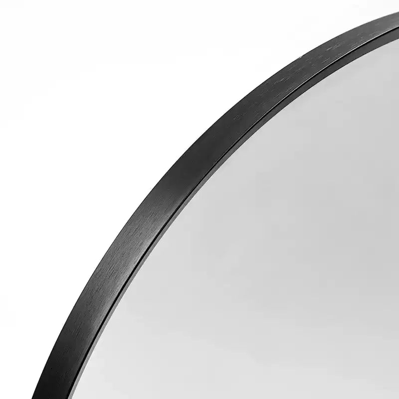 Specchio da parete per bagno ad arco in alluminio moderno