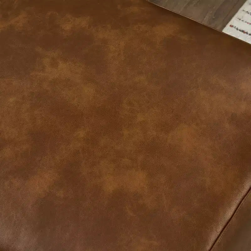 Poltroncina a due posti in similpelle modello Mid-Century Modern da 199 cm
