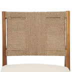 Christopher Knight Home Zola Modern 6 Piece Patio Acacia Dining Chairs with Wicker Backrest and Slatted Table Set