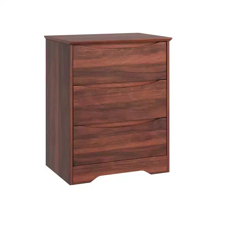 Cassettiera Moderna con 3 Ampi Cassetti - 60x36x75 cm, Maniglie Nascoste per Camera da Letto e Soggiorno
