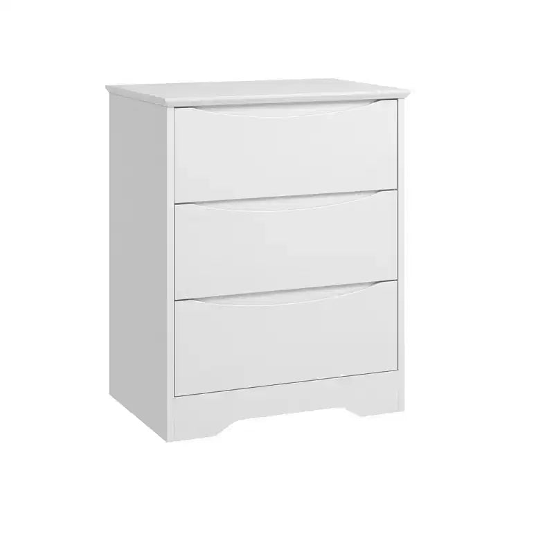 Cassettiera Moderna con 3 Ampi Cassetti - 60x36x75 cm, Maniglie Nascoste per Camera da Letto e Soggiorno