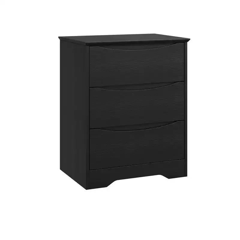 Cassettiera Moderna con 3 Ampi Cassetti - 60x36x75 cm, Maniglie Nascoste per Camera da Letto e Soggiorno
