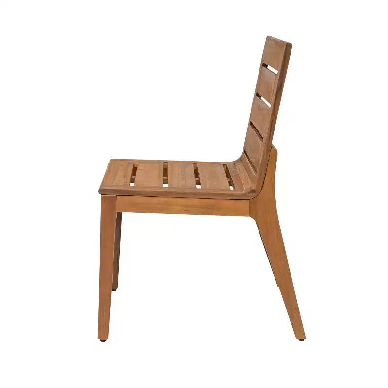 Christopher Knight Home Lorenzo Ensemble de salle à manger moderne 7 pièces en bois d'acacia avec design à lattes et pieds incurvés