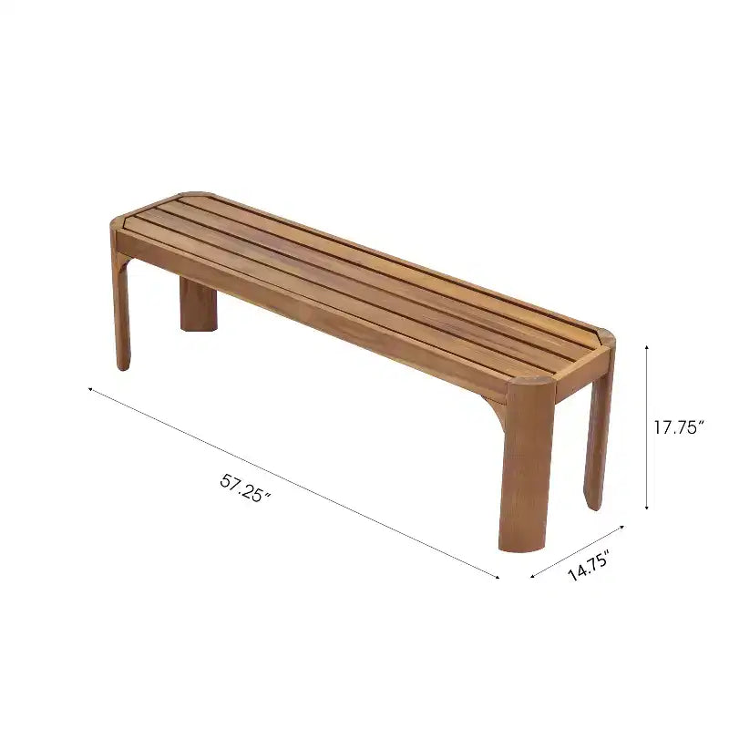 Ensemble de salle à manger d'extérieur moderne Christopher Knight Home Lan 6 pièces en bois d'acacia avec table à lattes et design en corde