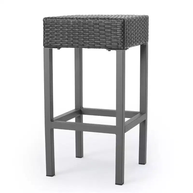 Christopher Knight Home Toronto 3 Piece Patio Traditional Rattan Bar Set