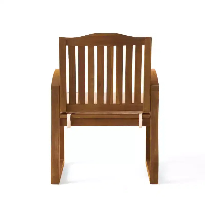 Christopher Knight Home Soren Modern 7 Piece Patio Acacia Dining Set with Expandable Slatted Table and Cushion