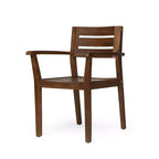 Christopher Knight Home Kasper Ensemble de salle à manger moderne 7 pièces en acacia avec table rectangulaire à lattes extensible