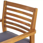 Christopher Knight Home Doris 7 Piece Rustic Patio Acacia Wood Dining Set with Expandable Table