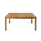 Christopher Knight Home Doris 7 Piece Rustic Patio Acacia Wood Dining Set with Expandable Table