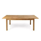 Christopher Knight Home Doris 7 Piece Rustic Patio Acacia Wood Dining Set with Expandable Table