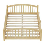 Letto Montessori a Basso Profilo Full Size con Sponde di Sicurezza e Testiera