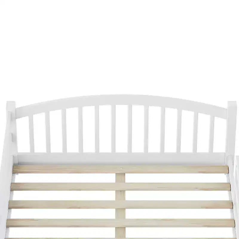 Letto Montessori a Basso Profilo Full Size con Sponde di Sicurezza e Testiera