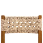 Christopher Knight Home Justin 7 Piece Farmhouse Outdoor Acacia Wood Wicker Dining Chairs with Slatted Table