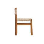 Christopher Knight Home Justin 7 Piece Farmhouse Outdoor Acacia Wood Wicker Dining Chairs with Slatted Table