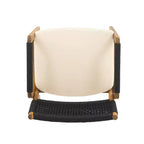 ModernLuxe Ensembles de repas d'extérieur, salon de jardin 7 pièces en bois d'acacia avec fauteuils tressés en corde