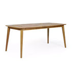 ModernLuxe Ensembles de repas d'extérieur, salon de jardin 7 pièces en bois d'acacia avec fauteuils tressés en corde